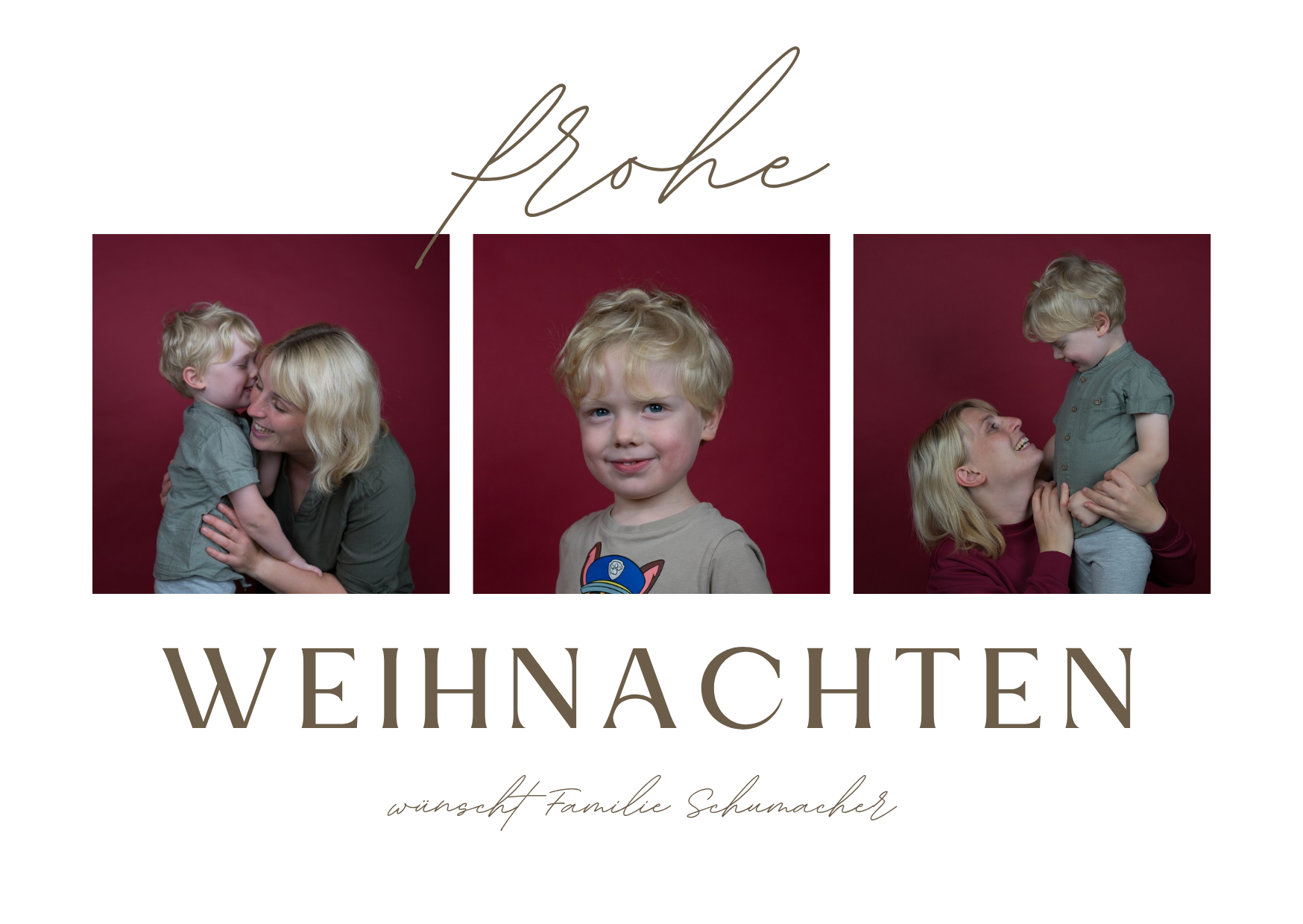 Weihnachtspostkarte Dresden, Familienbilder Dresden, Familienfotoshooting Dresden